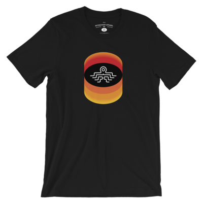 Unisex Octodancer Fade Logo T-Shirt (Black)
