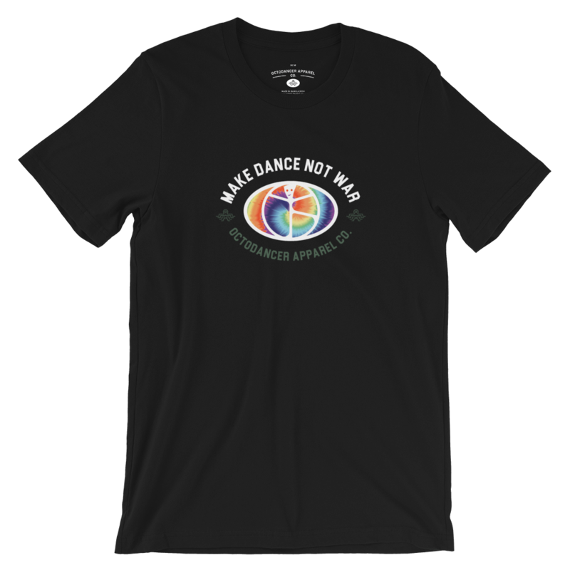 Unisex Make Dance Not War T-Shirt (Black)