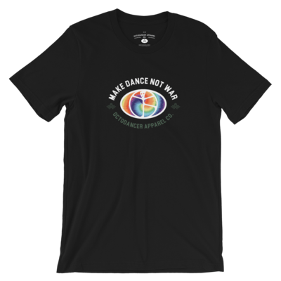 Unisex Make Dance Not War T-Shirt (Black)