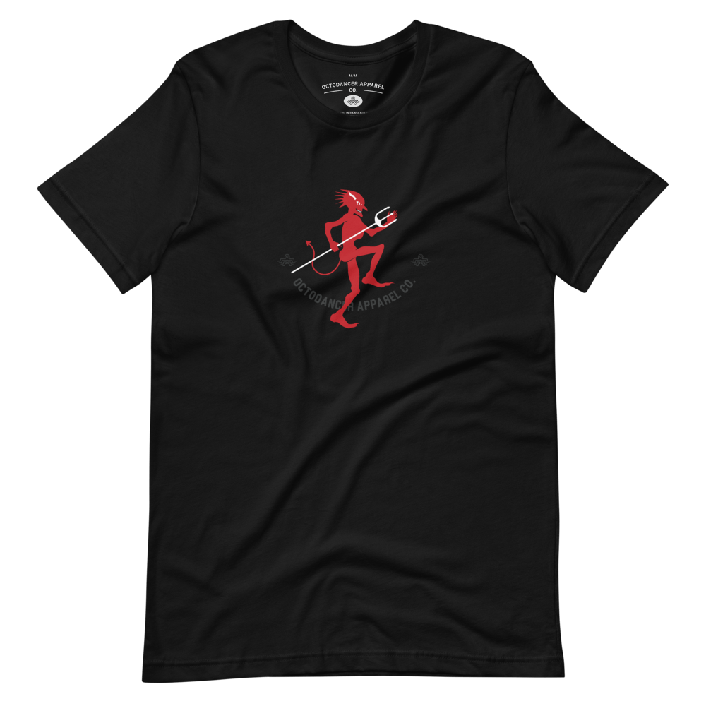 Unisex Dancing Devil T-Shirt (Black)