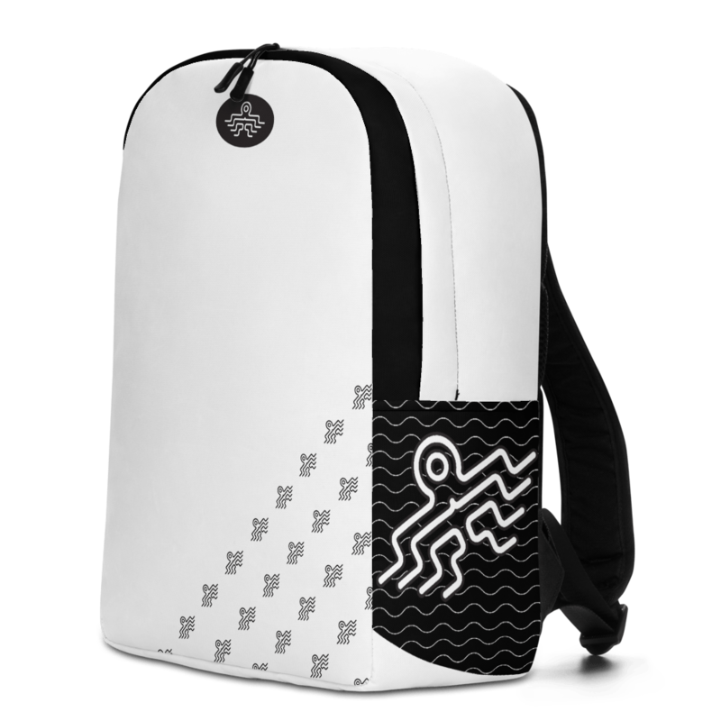 Octodancer White Black Backpack