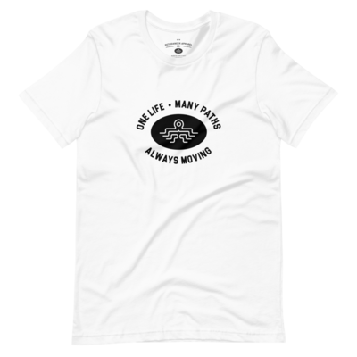Unisex Octodancer Logo + Tag T-Shirt (White)