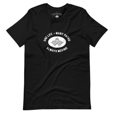 Unisex Octodancer Logo + Tag T-Shirt (Black)