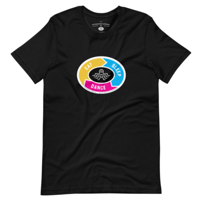 Unisex Eat Sleep Dance Repeat T-Shirt (Black)