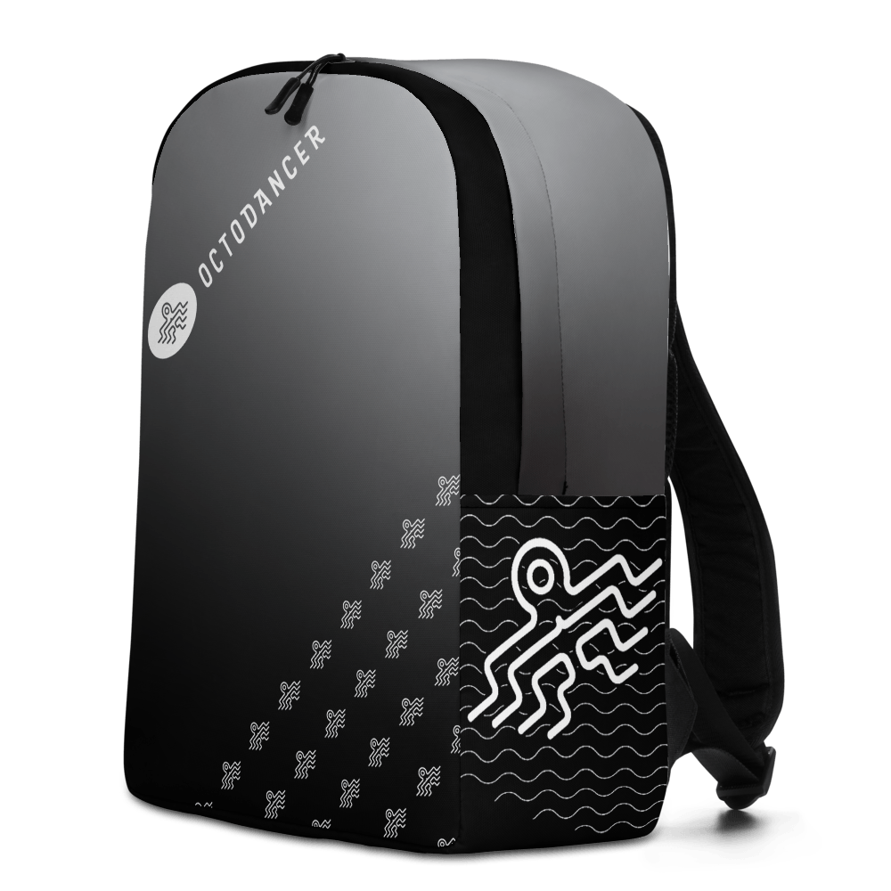 Octodancer Grey Black Fade Backpack