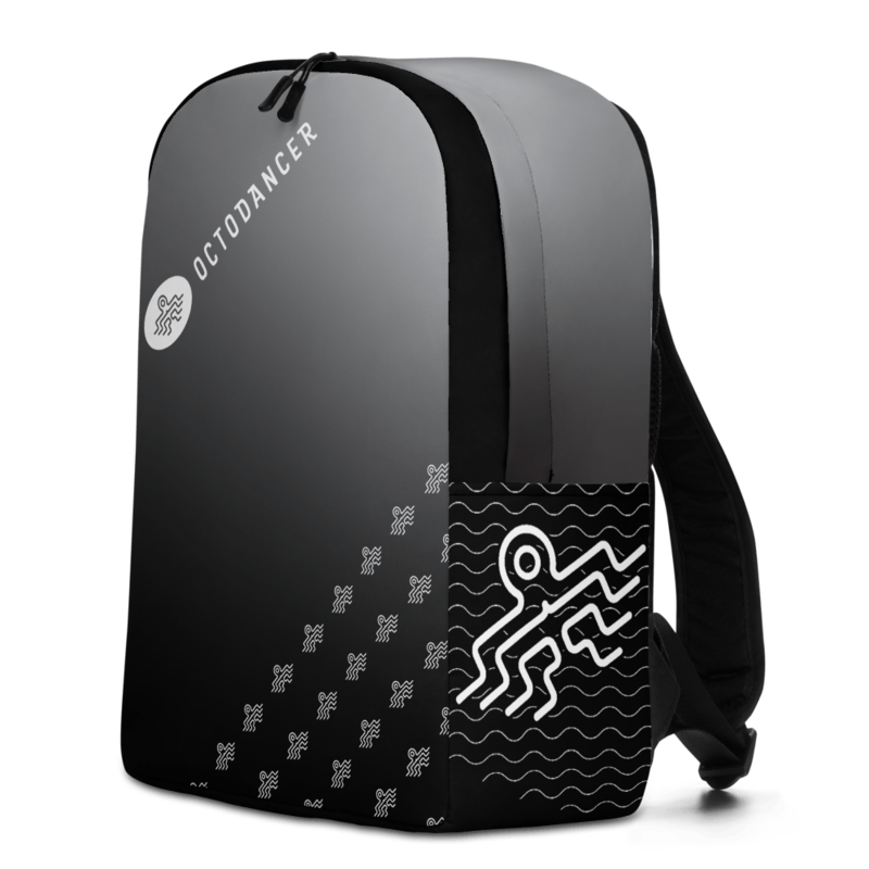 Octodancer Grey Black Fade Backpack
