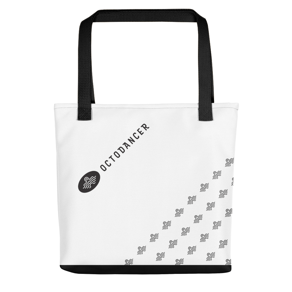 Octodancer White Hand Tote