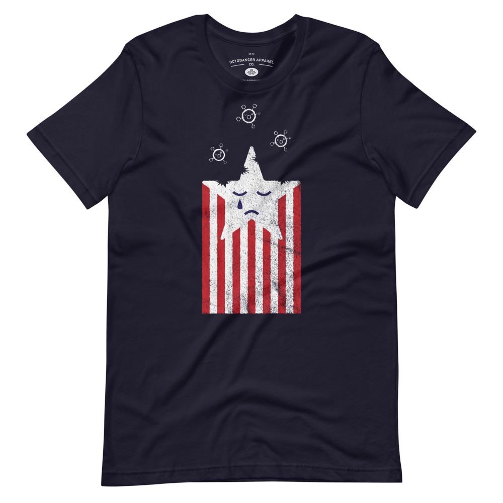Compassion First Star Covid T-Shirt (Navy)