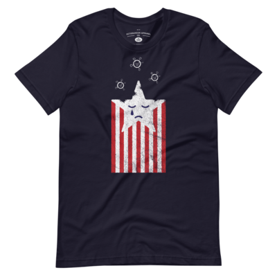 Compassion First Star Covid T-Shirt (Navy)