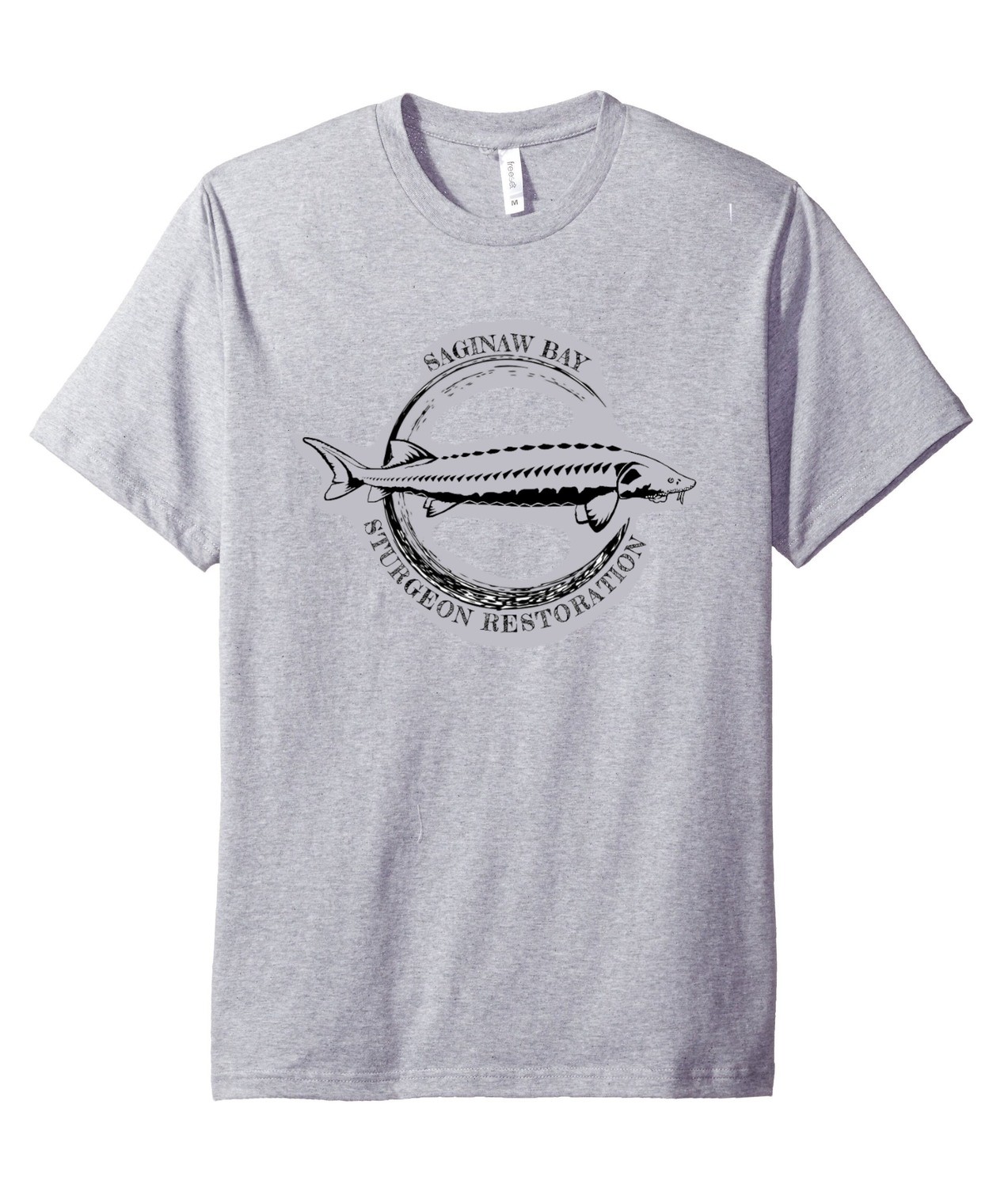 Saginaw Bay Sturgeon Restoration tshirt (with scutes on back!)