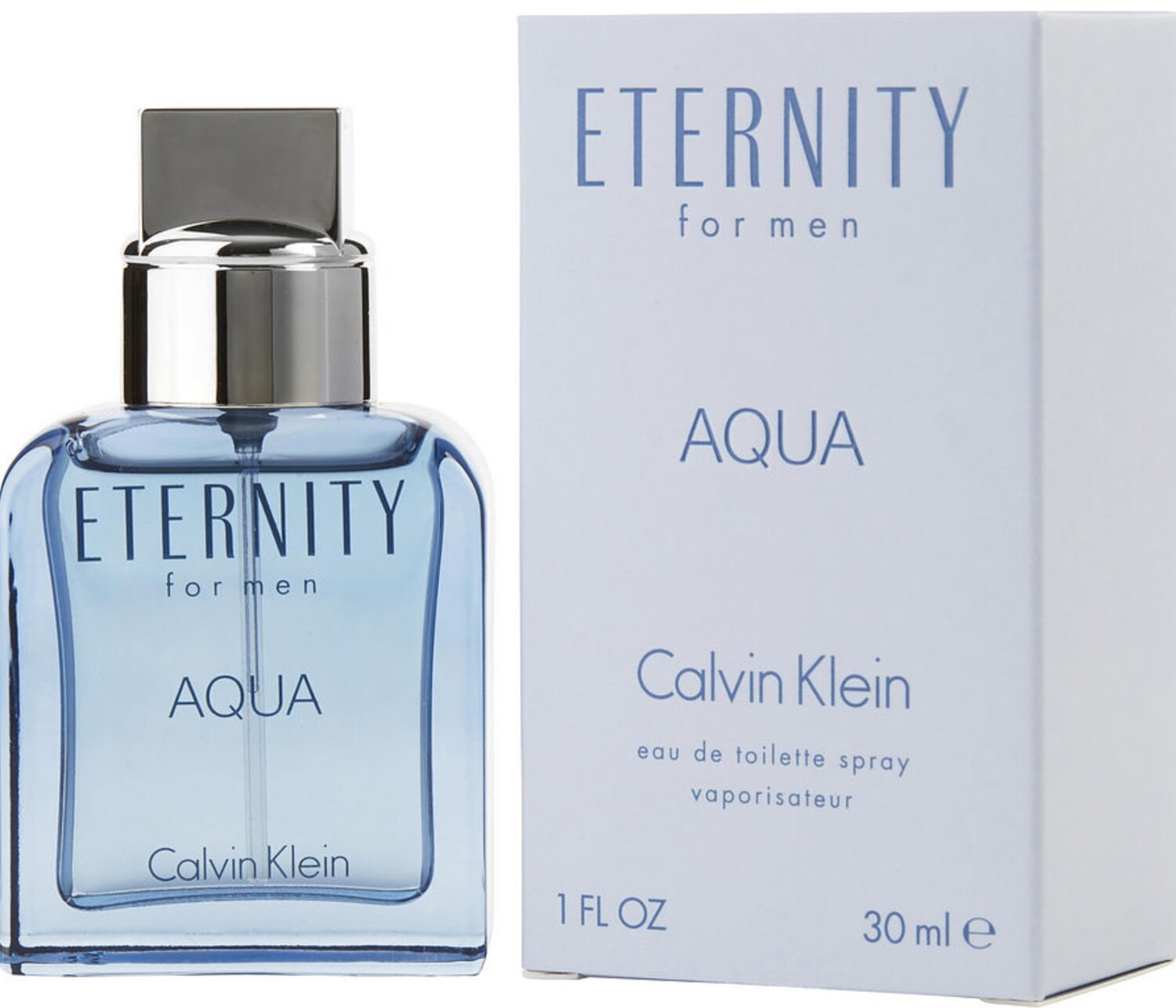Eternity Aqua Eau De Toilette Spray 1.0 oz by Calvin Klein men