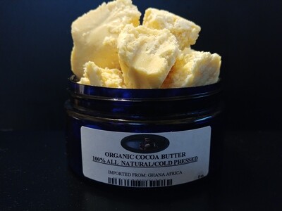 Raw Organic Cocoa Butter 100%  All Natural