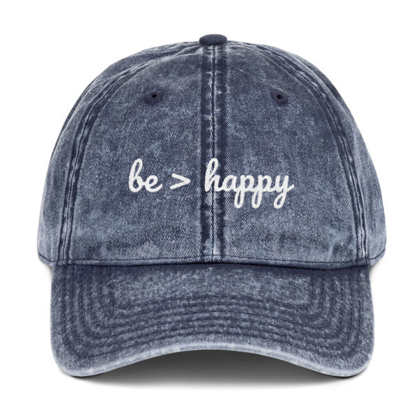 be &gt; happy hat denim 