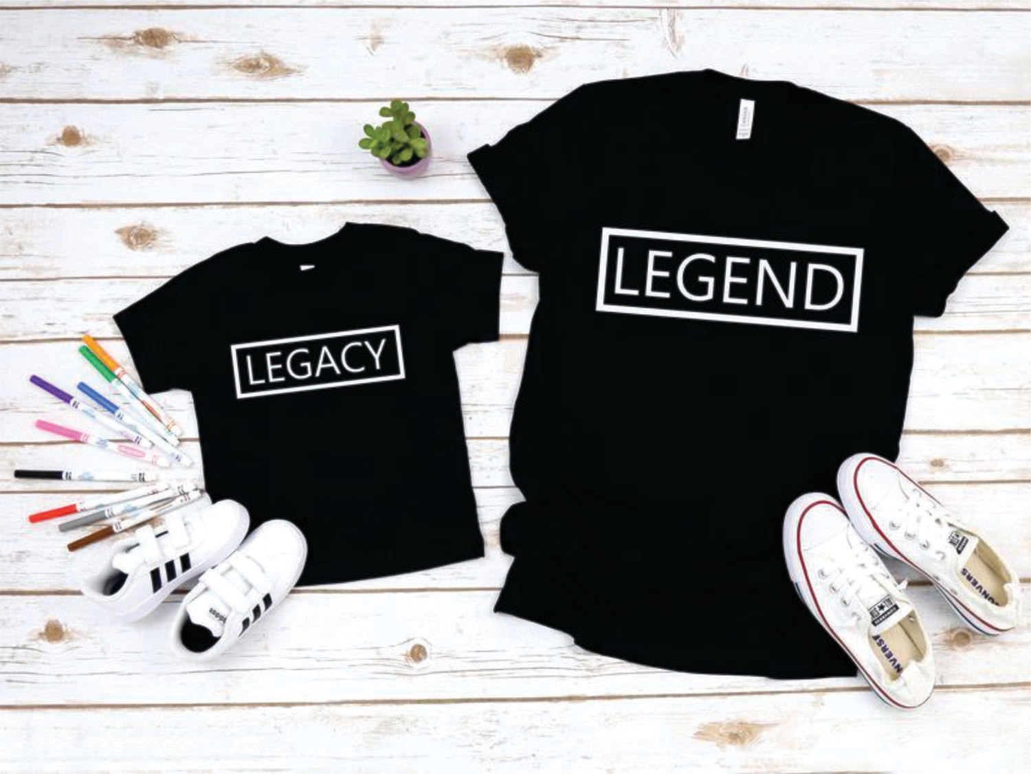 Fathers Day - Legend & Legacy Combo T-shirts