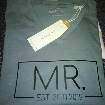 Mr &amp; Mrs Themed T-shirts