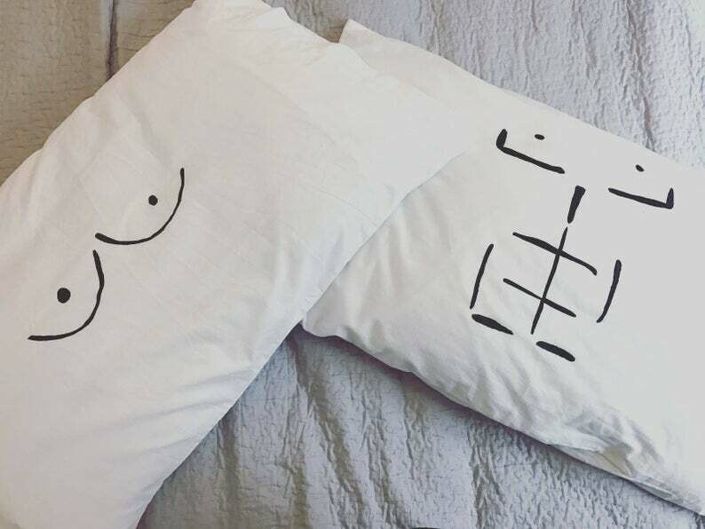 His & Hers Pillow Case Set