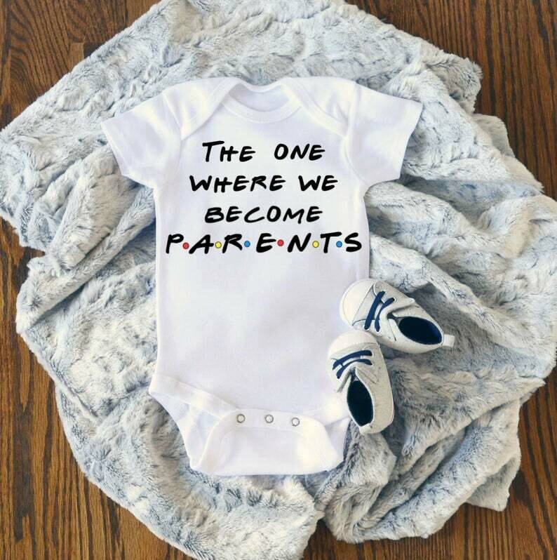 The One Where We Become Parents Babygrow