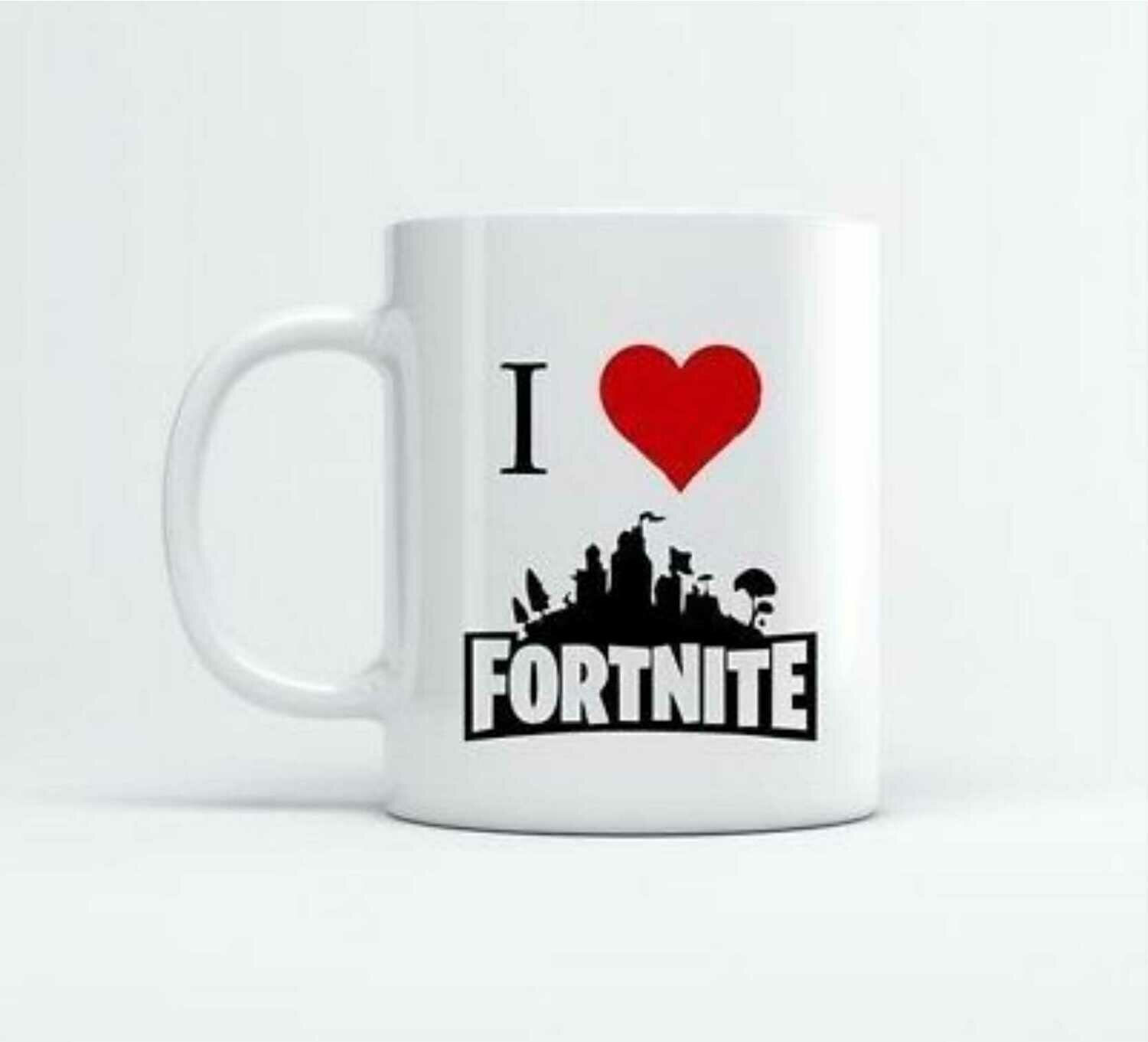 I Love Fortnite Coffee Mug