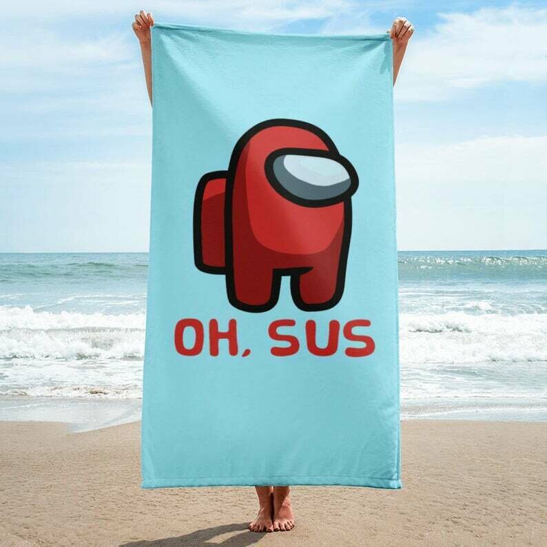 Oh. Sus. Bath Sheet / Beach Towel: 1500mm wide x 1000mm high