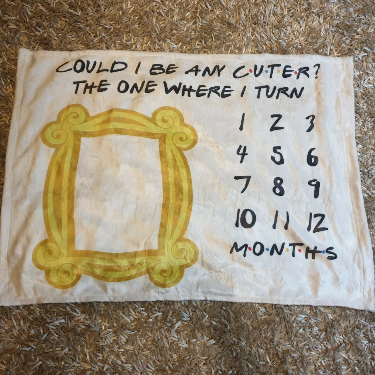 FRIENDS Could I be any Cuter Fleece Blanket 1000x1500