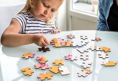 GLOSS Wood Puzzle - 19 x 28cm 35 PIECE