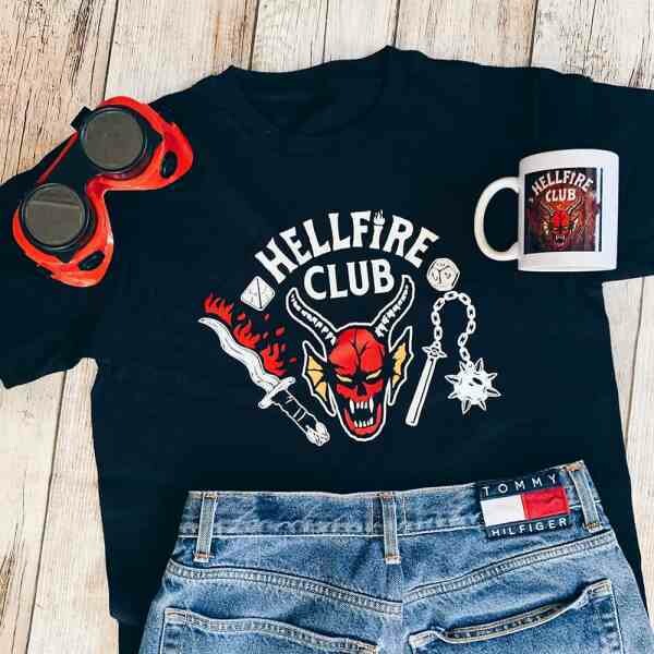 Stranger Things Hellfire Club Logo T-Shirt