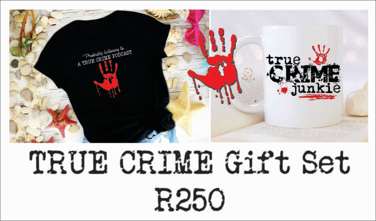 True Crime T-Shirt & Mug Gift Set