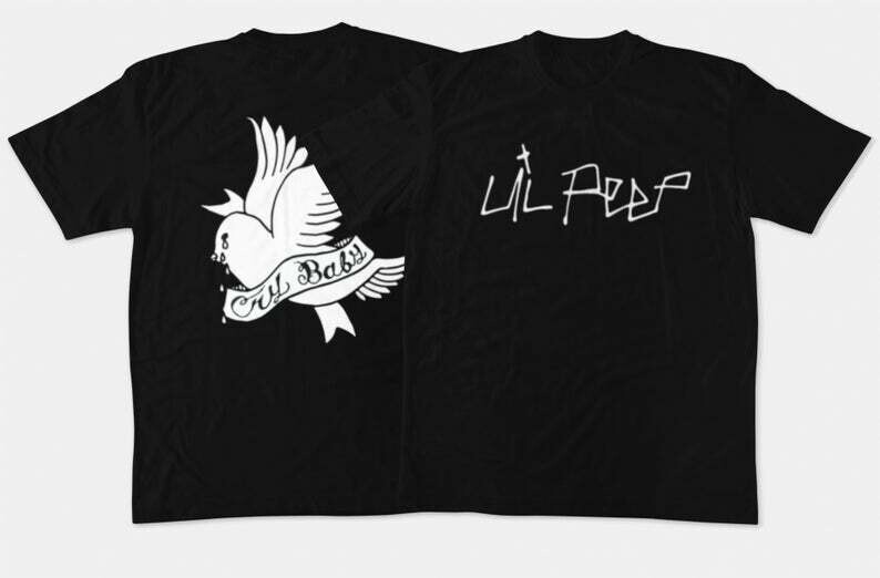 Lil Peep &quot;CRY BABY&quot; T-Shirt (front and back)
