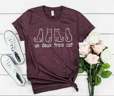 Un Deux Trois Cat T-shirt