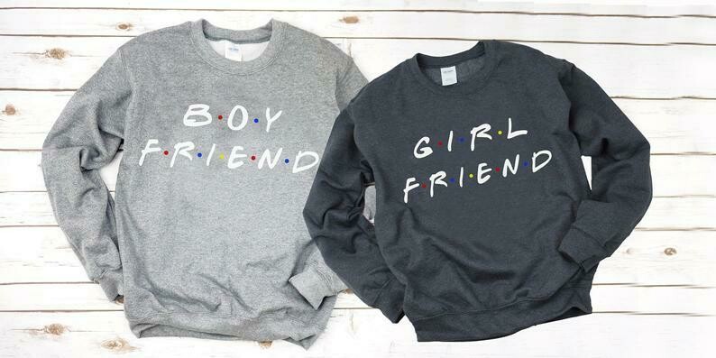 FRIENDS Theme Girlfriend & Boyfriend Sweater Set