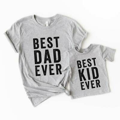 Best Dad & Kid T-Shirt Set