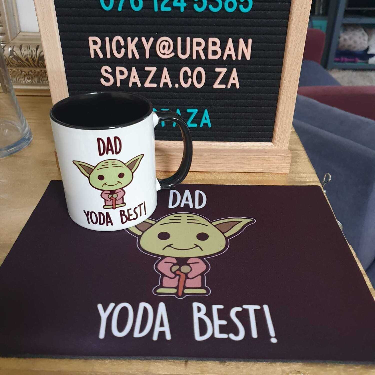 Yoda Best Mug & Mousepad Gift Set