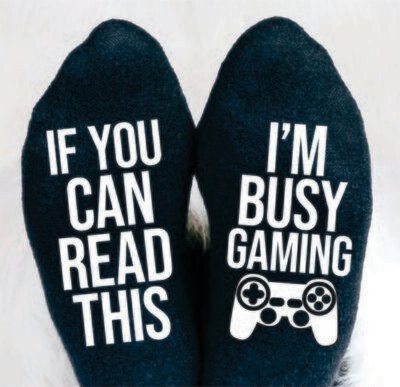 I&#39;m Busy Gaming Socks - Black