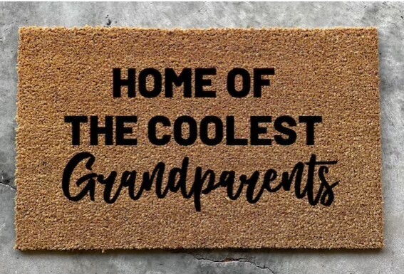 Coolest Grandparents Welcome Mat