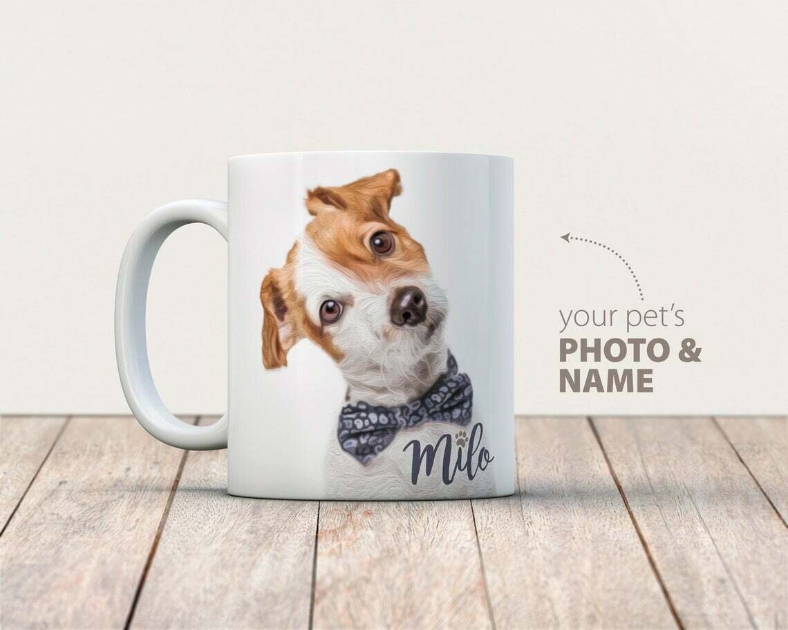 Custom Pet (YOUR cat or dog) Coffee Mug