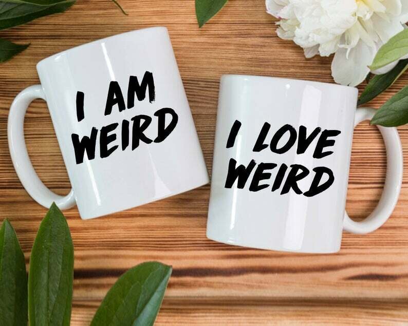 Weird Mug set of 2