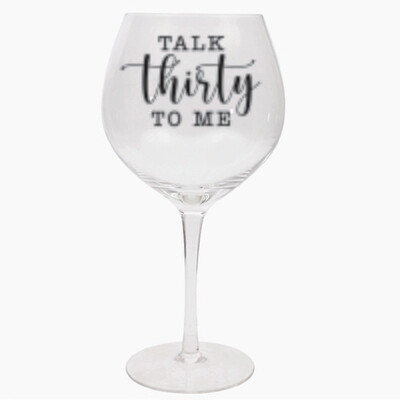Personalised Gin Glass 750ml