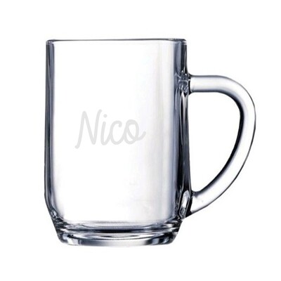 Personalised Etched Beer Mug