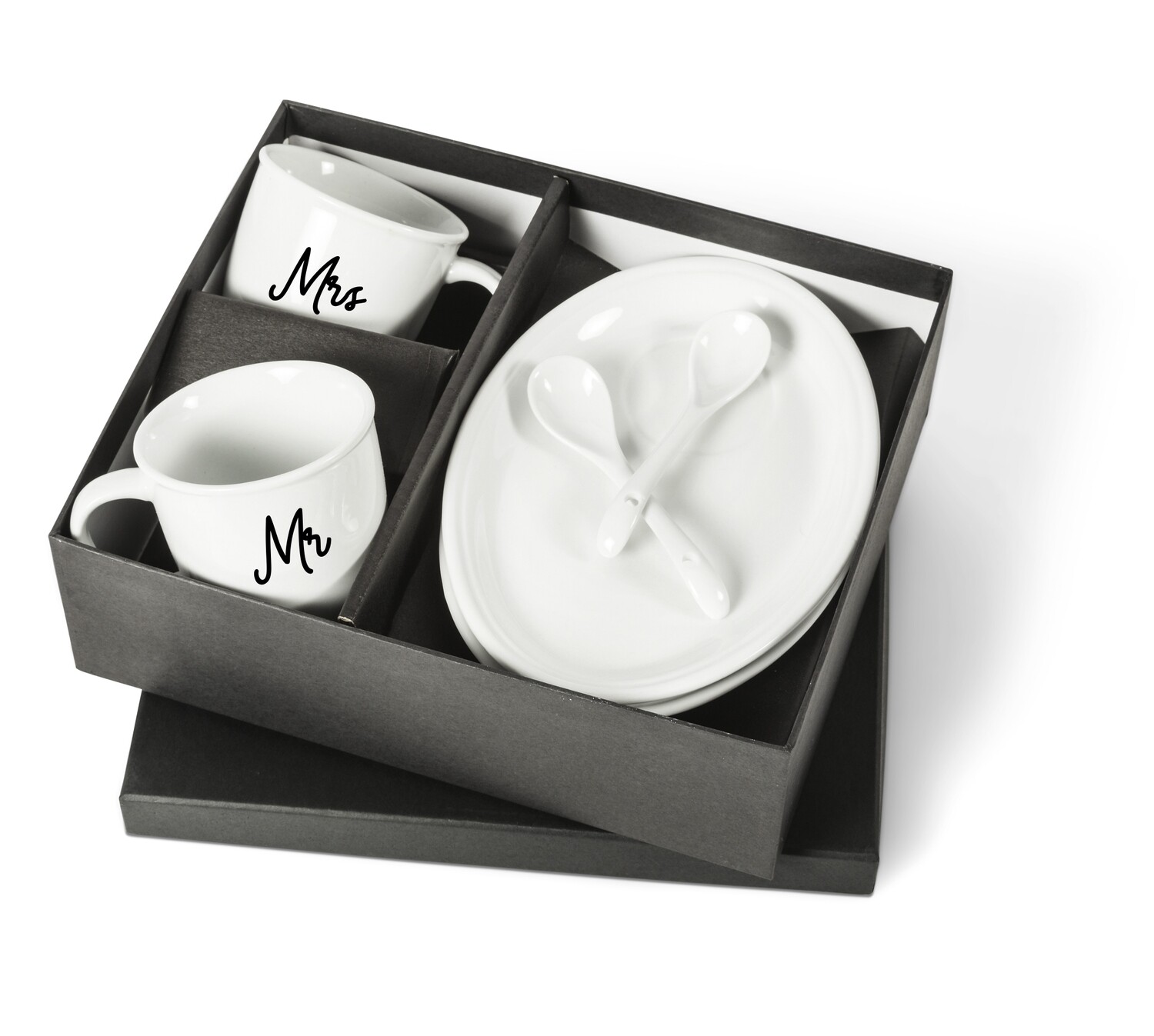 Americano Mr & Mrs Mug and Coaster Gift Set
