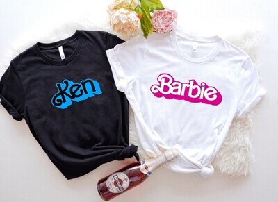 Ken & Barbie set of 2 T-Shirts Set