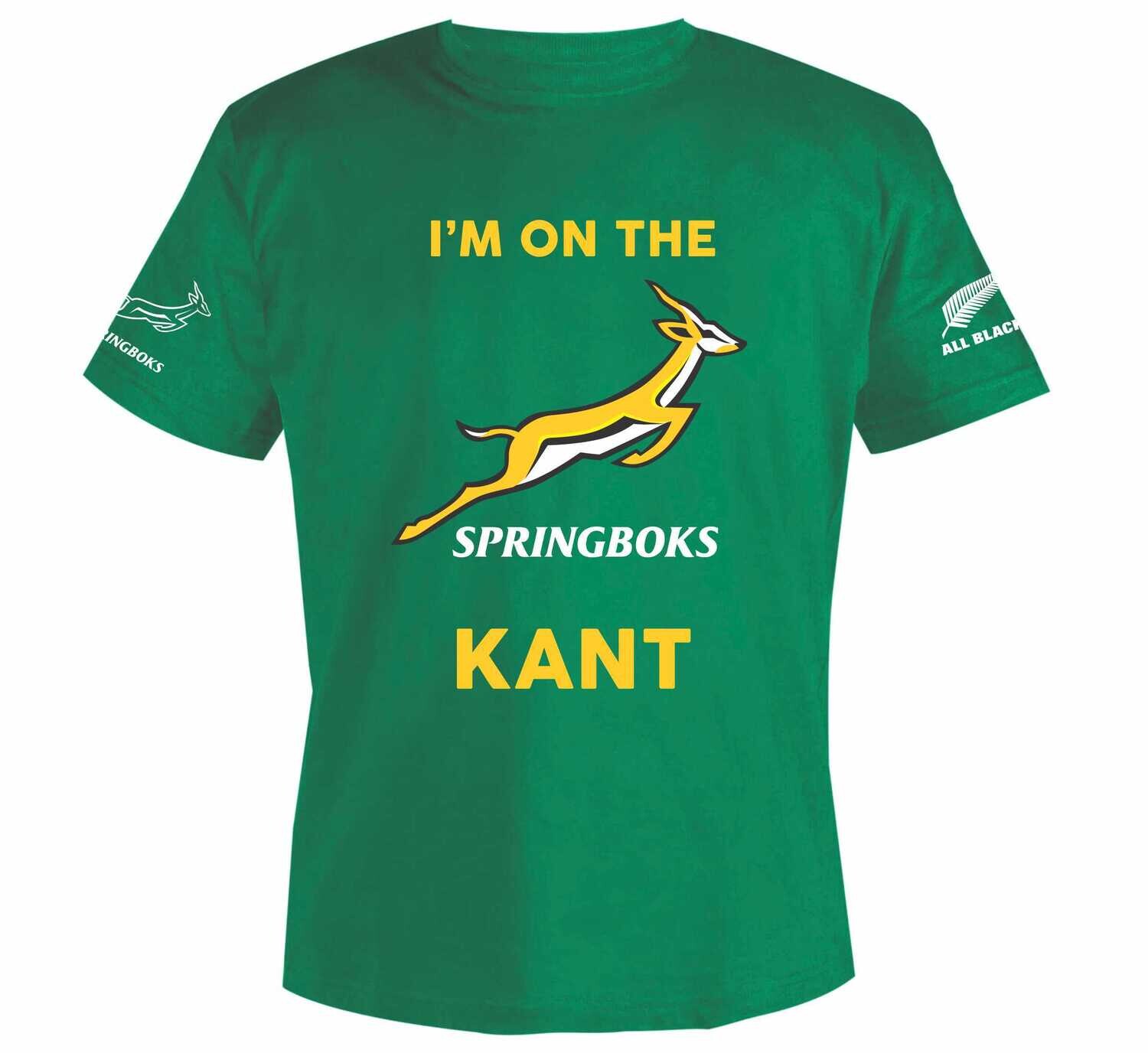I'm on the Springboks Kant Unisex T-Shirt