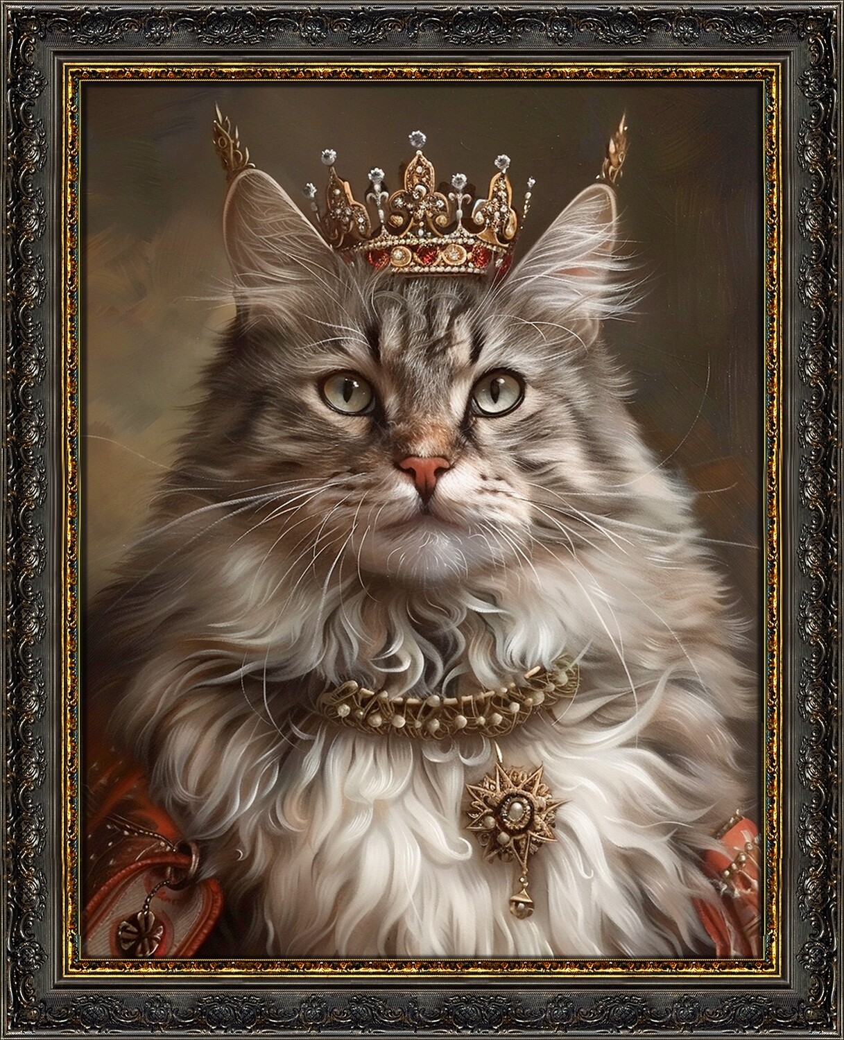 Framed Pawtraits (CATS) - Catalogue Art - Various Sizes