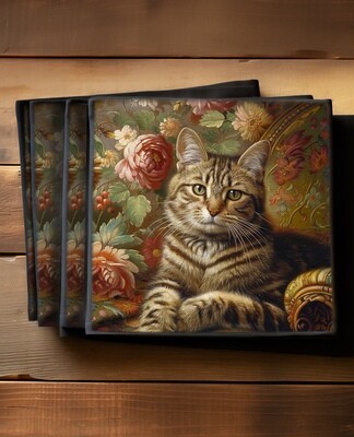 Placemats x Set of 4 - 300mm x 400mm (CATS) - Catalogue Pawtraits