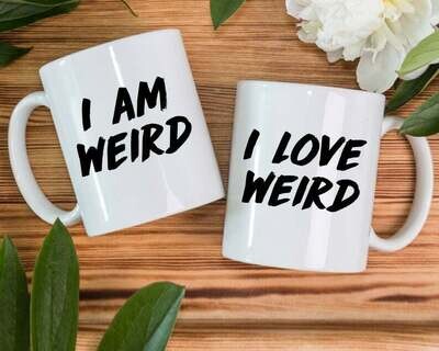 Weird Mug set of 2