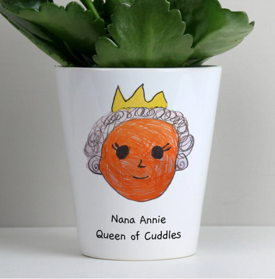 Flower Pot Planter 12oz Kids