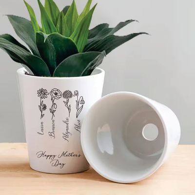 Flower Pot Planter 12oz Personalised