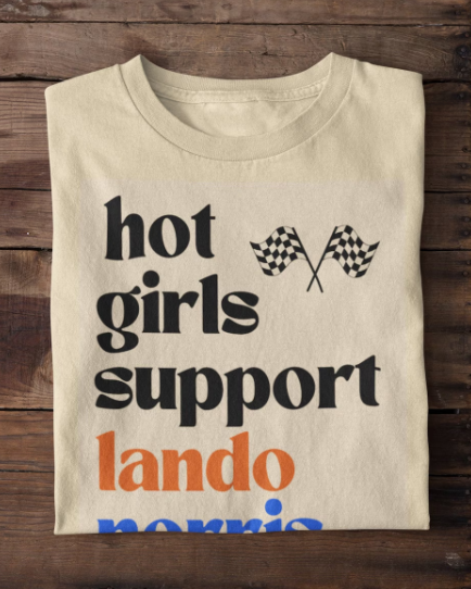 Hot Girls support Lando Norris Unisex T-Shirt
