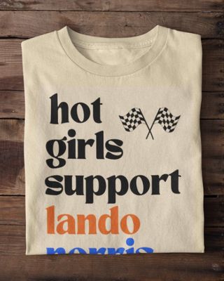 Hot Girls support Lando Norris Unisex T-Shirt