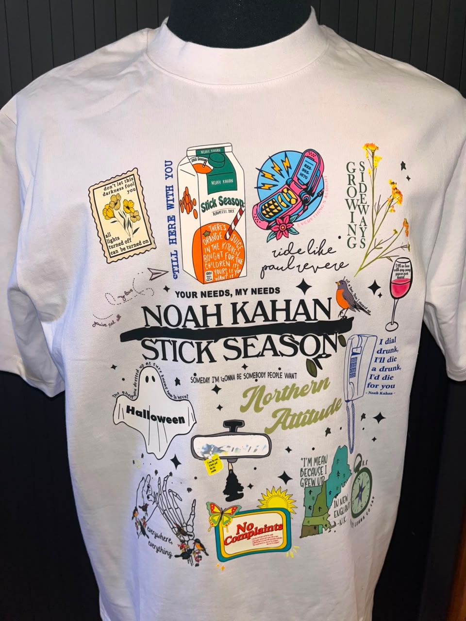 Noah Kahan Stick Season Songs T-shirt