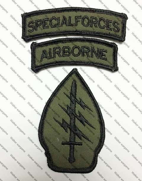 B202 US Army Special Force Patch Delta Force - Green Colour